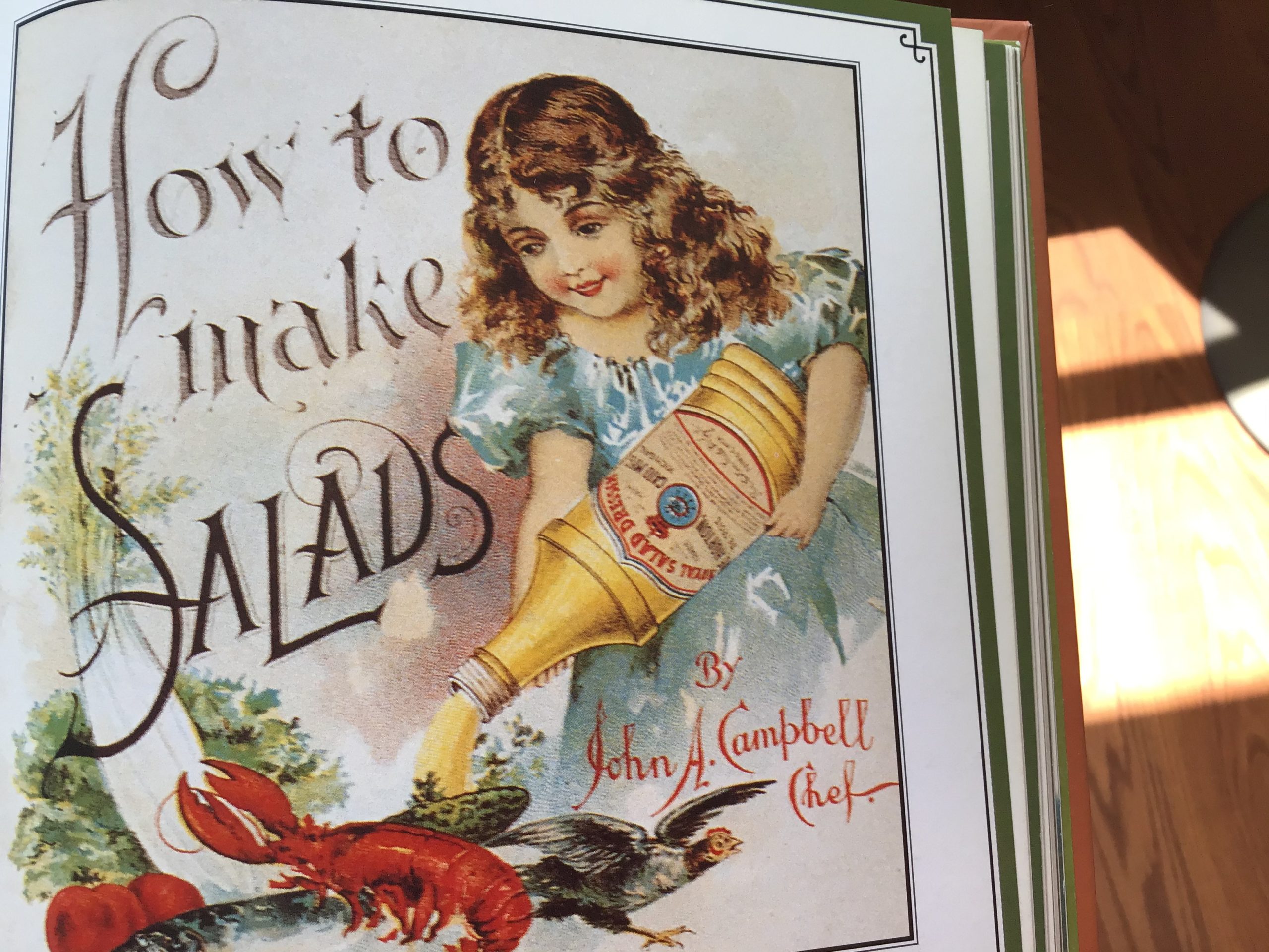 Victorian Salads Image Of Little Girl With Lettuce, Lobster And Dressing Victorian Salads Image Of Little Girl With Lettuce, Lobster And Dressing Smithsonian