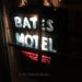 Bates Motel Sign No Vacancy Hanging In Window Halloween Decoration