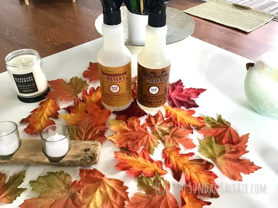 Mrs. Meyer's Limited Edition Fall Scents Review: Acorn Spice & Apple Cider - Make your home smell like a New England leaf peeping road trip
