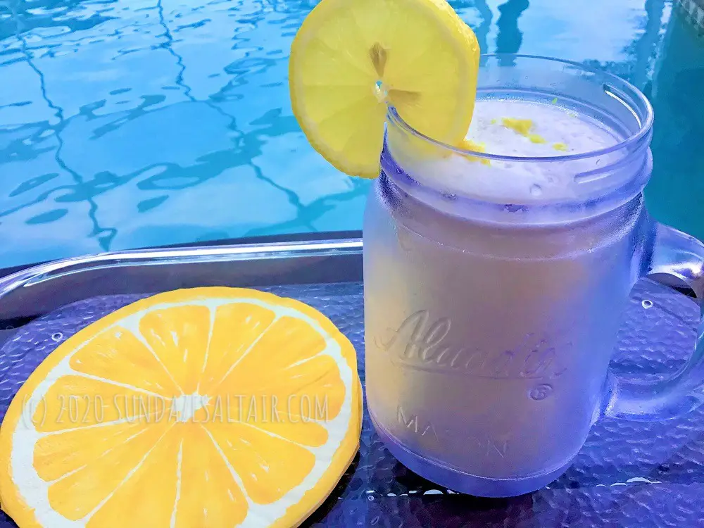 Frosted, Whipped Lemonade Like Chick-Fil-A But Better_ A Lemonade Creamsicle Made Naturally By The Pool