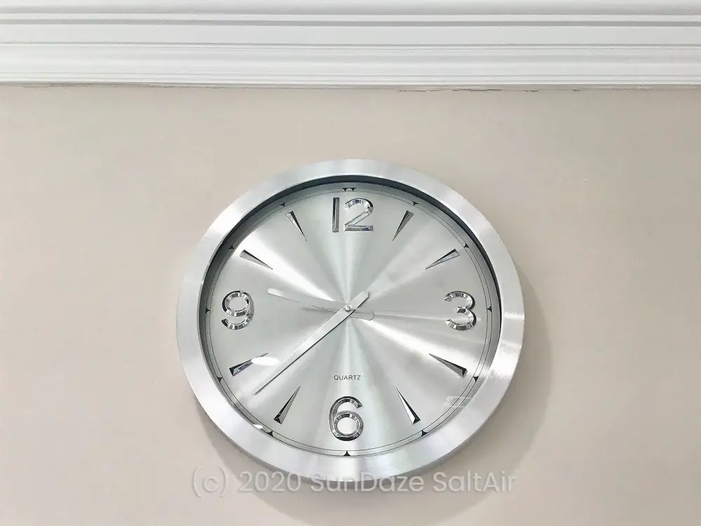 How To Fix A Clock For Under $15 - Easy DIY Hack To Fix A Clock By Replacing Its Mechanism_ Striking silver quartz clock ticks again after repair