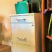 White Metal File Cabinet Illustrates Post On How Long Do I Have To Keep Old Bills? When To Throw Out Financial Documents, What To Keep & How Long